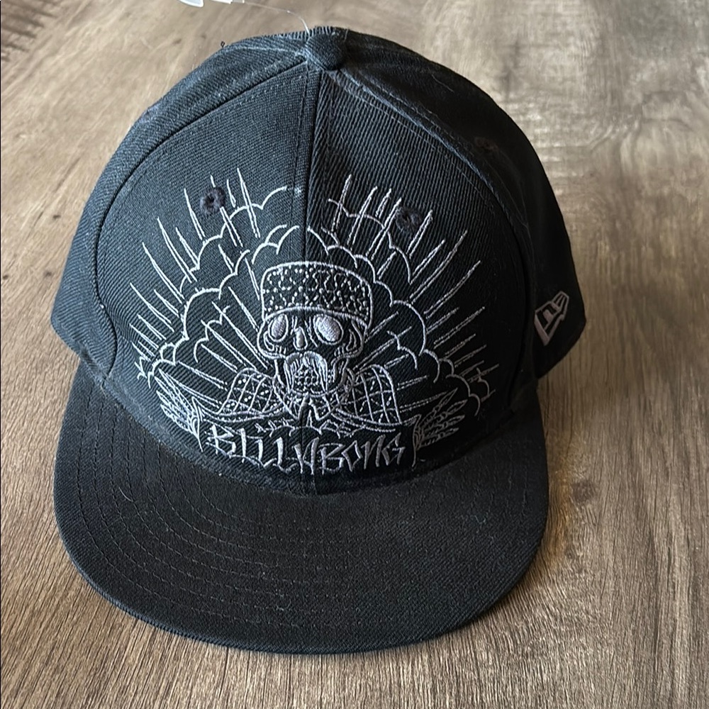 New Era Billabong Black Skull Graphic Cap